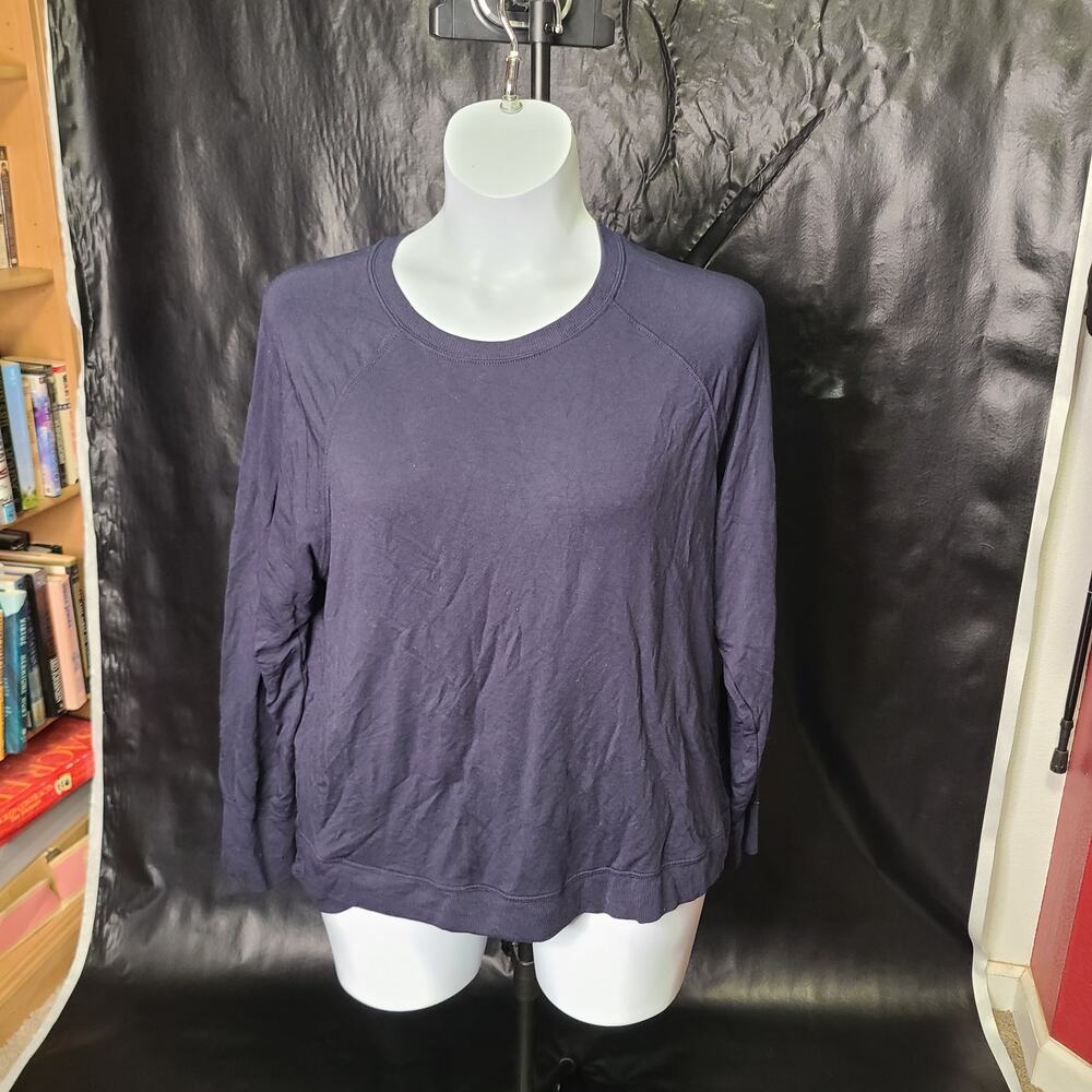 workshop Republic clothing navy long sleeve sweater size xl
